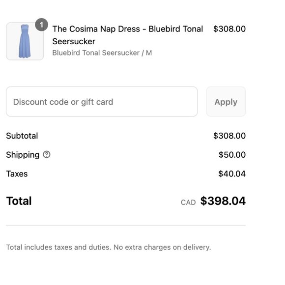 NWT COSIMA NAP DRESS | HILL HOUSE - Picture 9 of 9